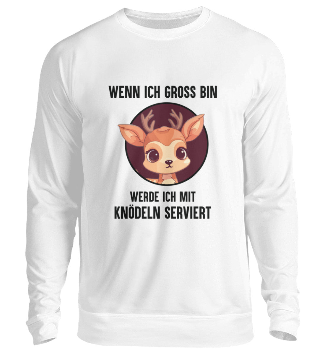 MIT KNÖDELN SERVIERT - SWEATSHIRT - Dufte Kluft