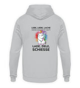 LADE, ZIELE, SCHIESSE - BACKPRINT HOODIE