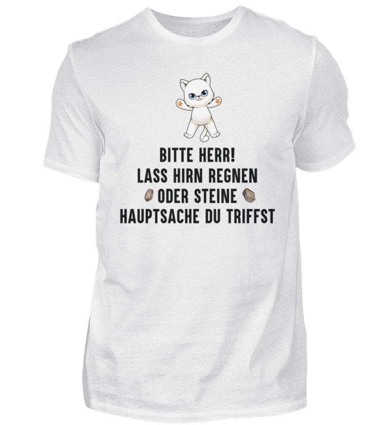 LASS HIRN REGNEN - HERREN T-SHIRT