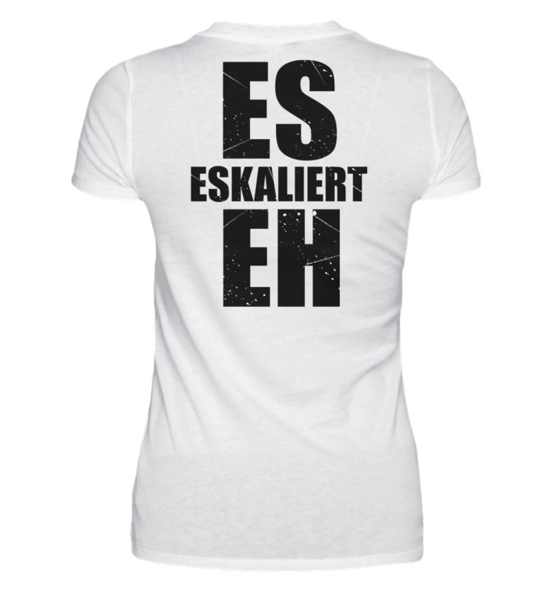 ES ESKALIERT EH - BACKPRINT DAMEN T-SHIRT