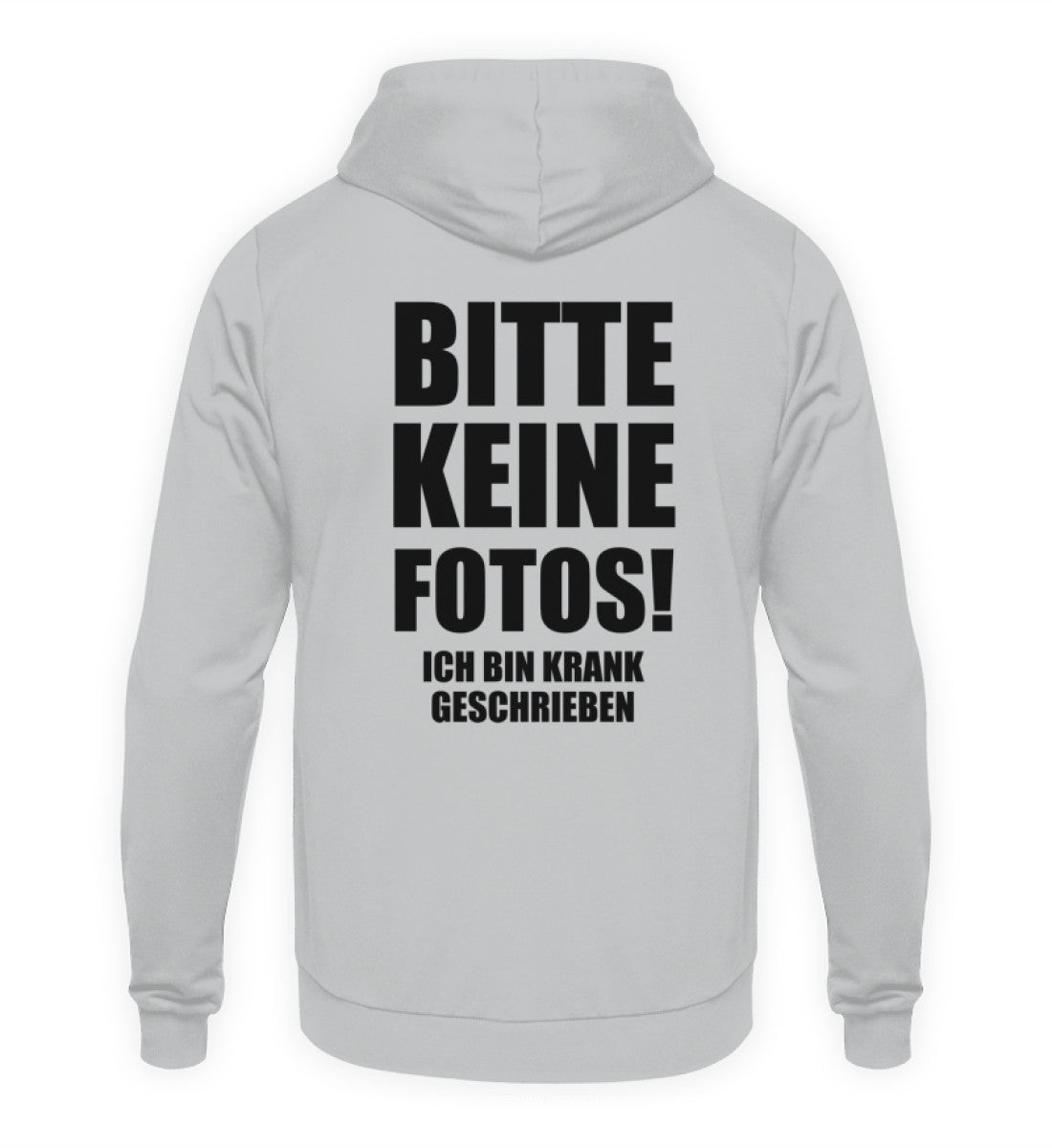 BITTE KEINE FOTOS - BACKPRINT HOODIE - Dufte Kluft