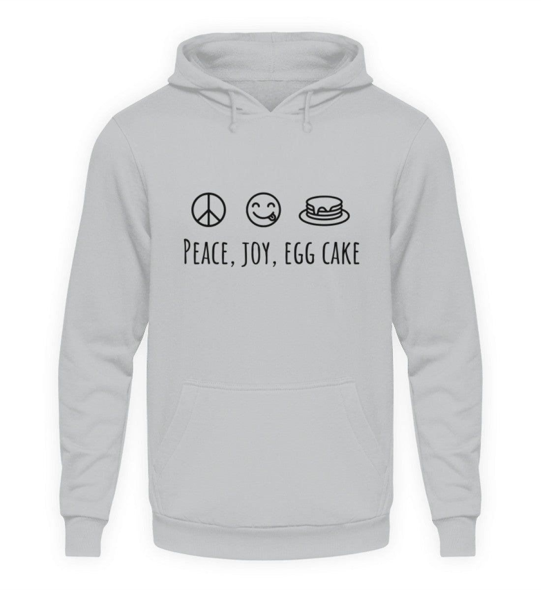 PEACE, JOY, EGG CAKE - HOODIE - Dufte Kluft