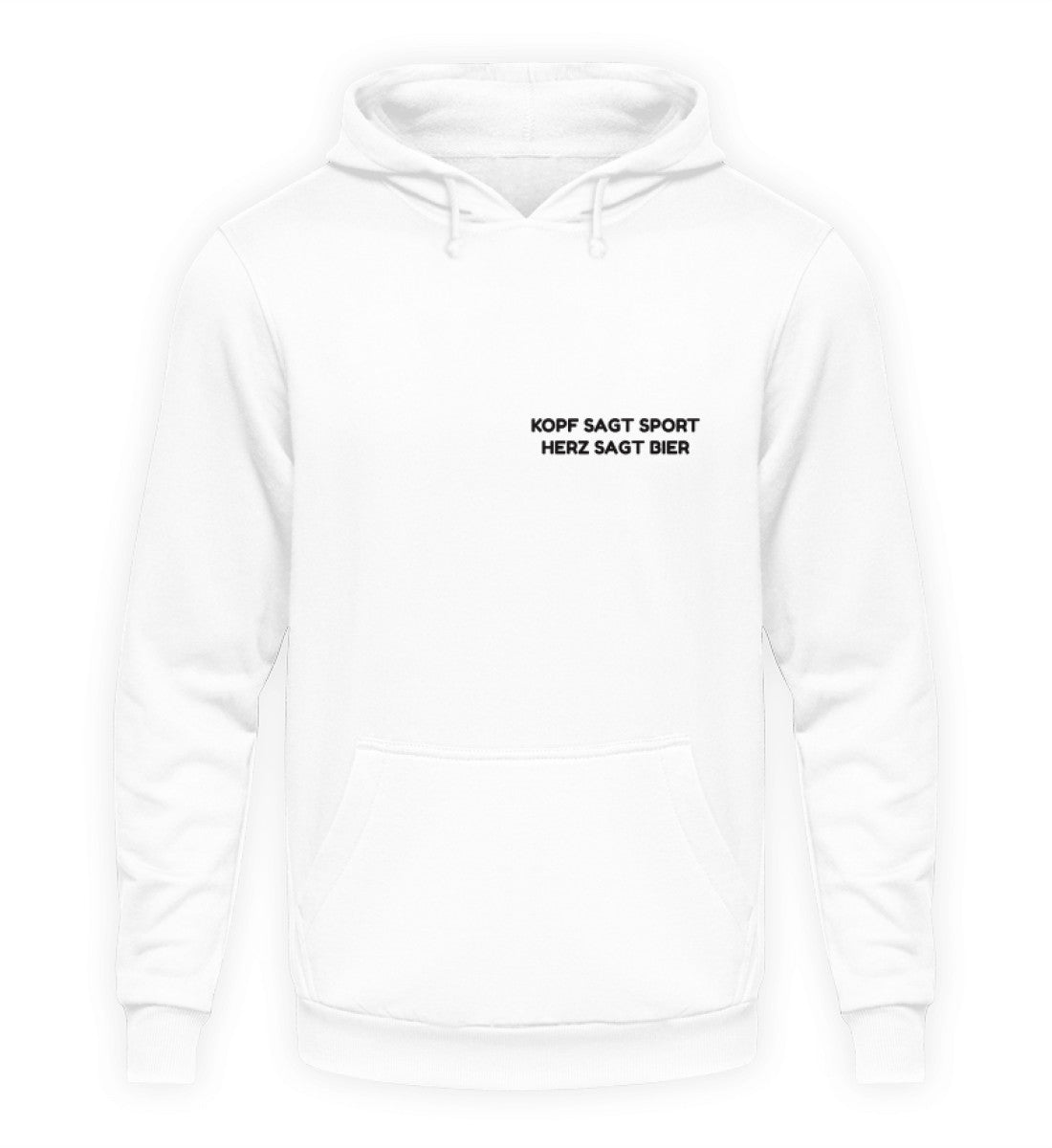 HERZ SAGT BIER - HOODIE - Dufte Kluft