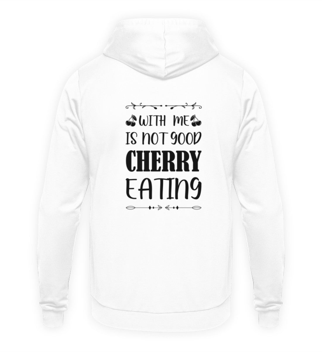 CHERRY EATING - BACKPRINT HOODIE - Dufte Kluft