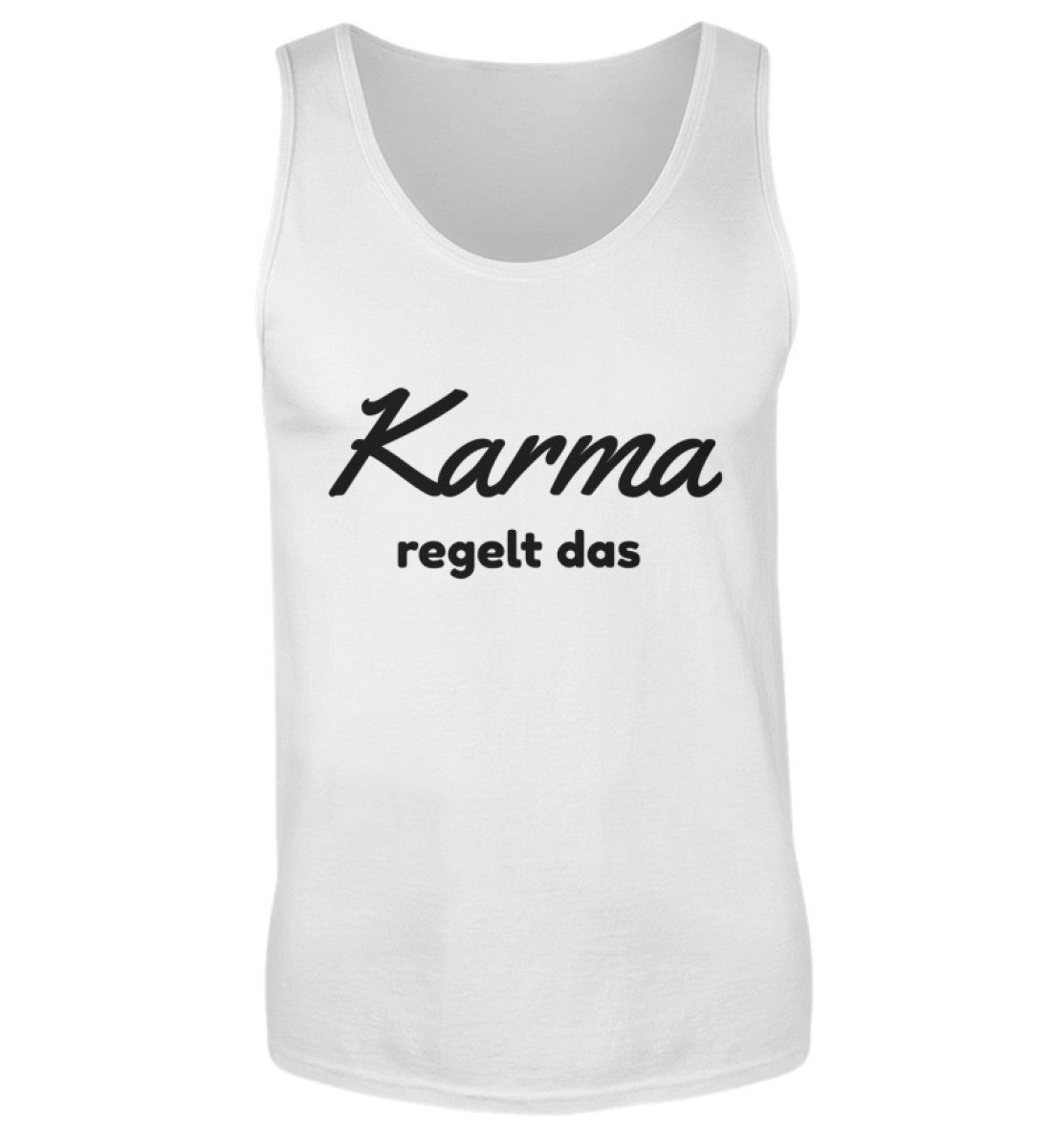 KARMA REGELT DAS - HERREN TANKTOP - Dufte Kluft