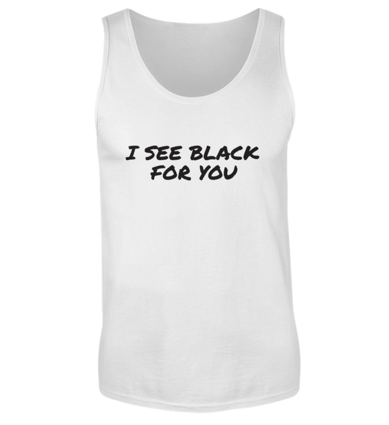 I SEE BLACK - HERREN TANKTOP