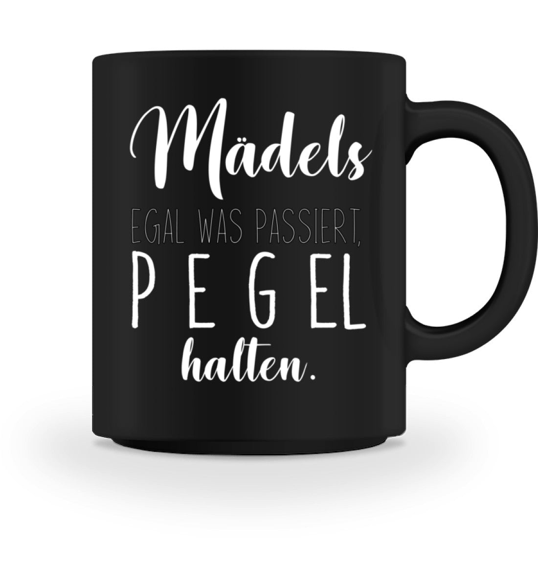 PEGEL HALTEN - TASSE - Dufte Kluft