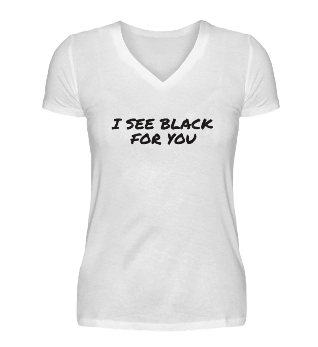 I SEE BLACK - DAMEN V-NECK SHIRT