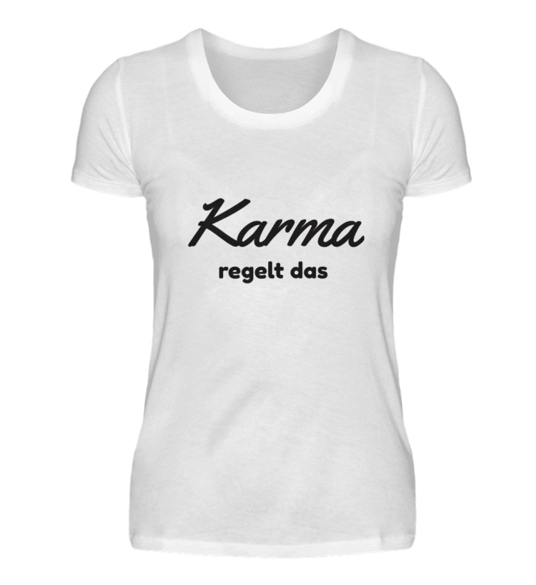 KARMA REGELT DAS - DAMEN T-SHIRT - Dufte Kluft