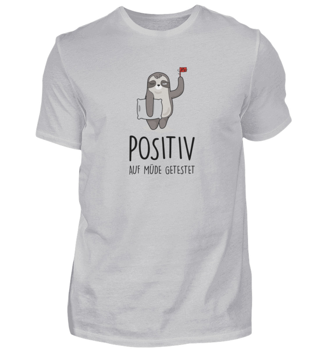 POSITIV AUF MÜDE GETESTET - HERREN T-SHIRT - Dufte Kluft