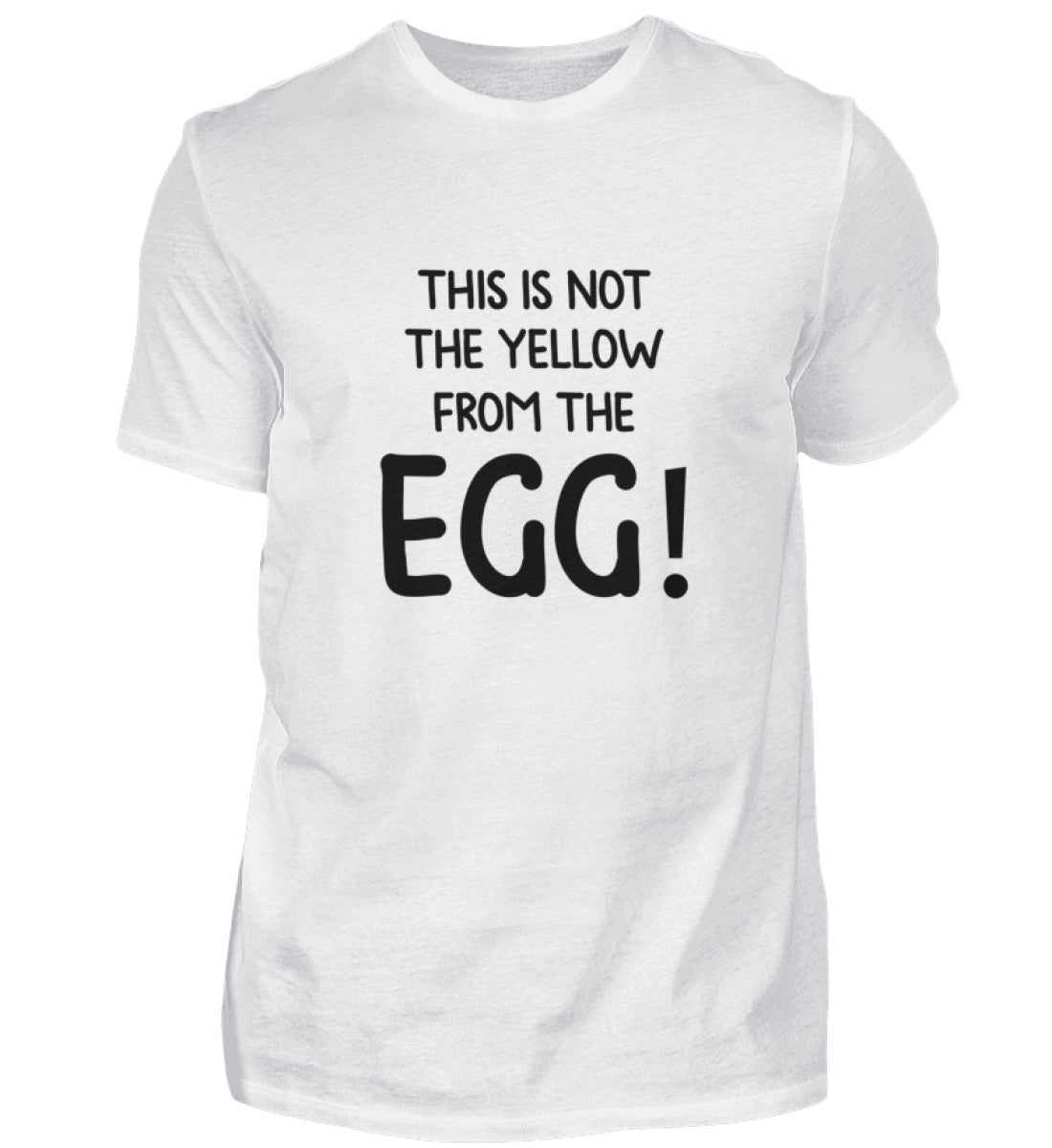 YELLOW FROM THE EGG - HERREN T-SHIRT - Dufte Kluft