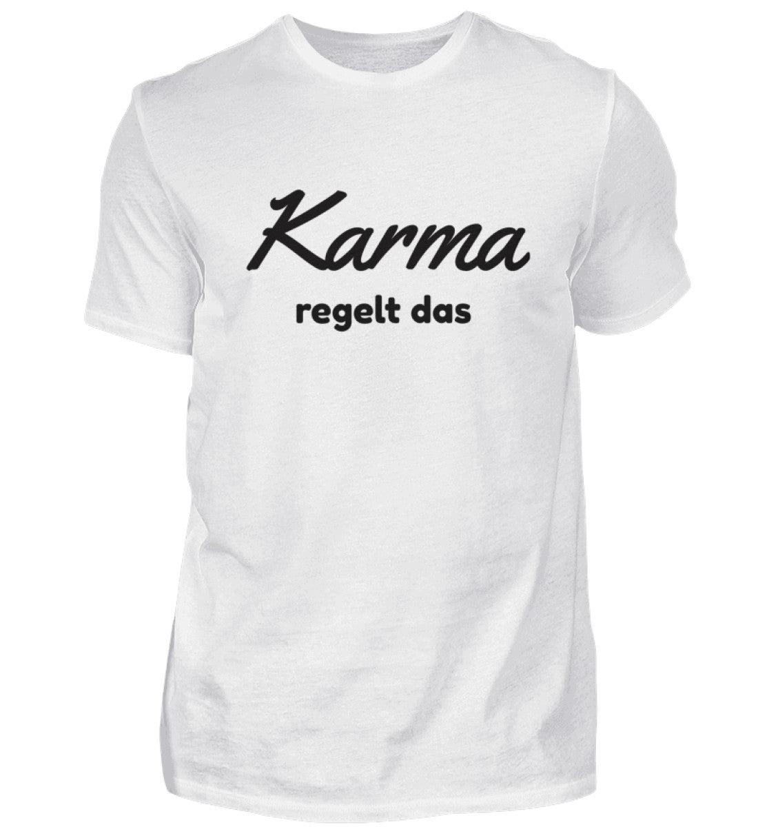 KARMA REGELT DAS - HERREN T-SHIRT - Dufte Kluft