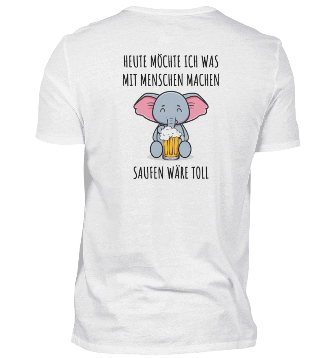 SAUFEN - BACKPRINT HERREN T-SHIRT - Dufte Kluft