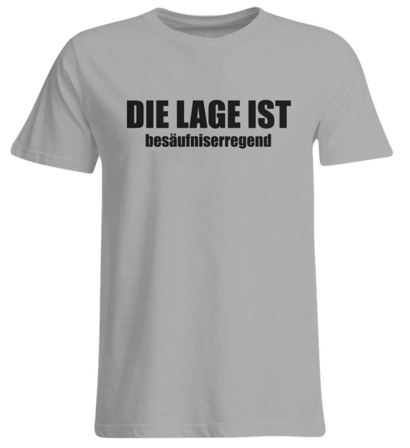 DIE LAGE IST BESÄUFNISERREGEND - UNISEX ÜBERGRÖSSENSHIRT