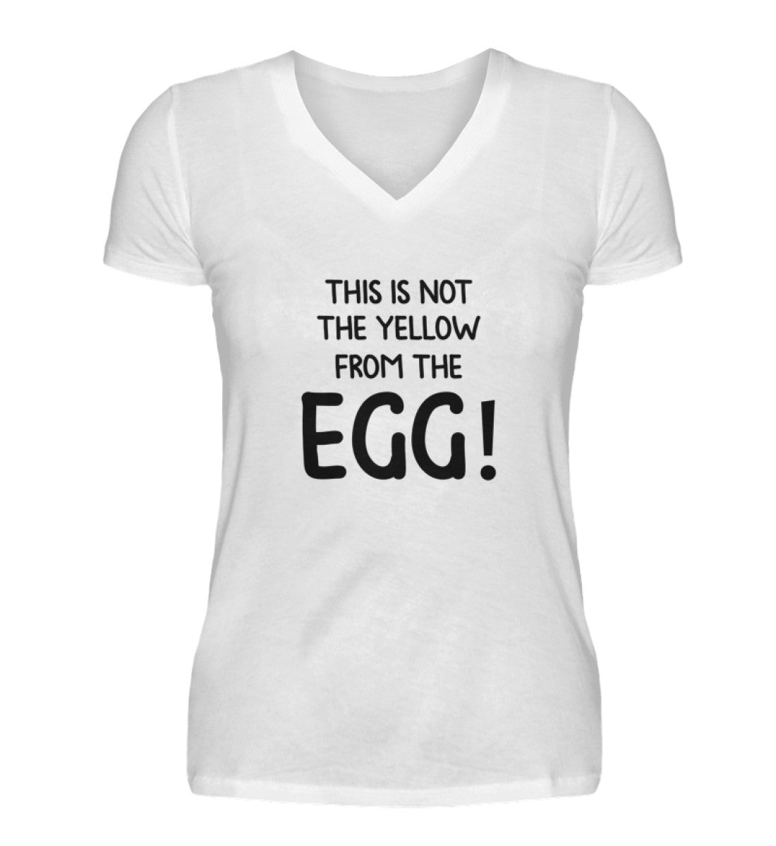 YELLOW FROM THE EGG - DAMEN V-NECK SHIRT