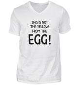 YELLOW FROM THE EGG - HERREN V-NECK SHIRT