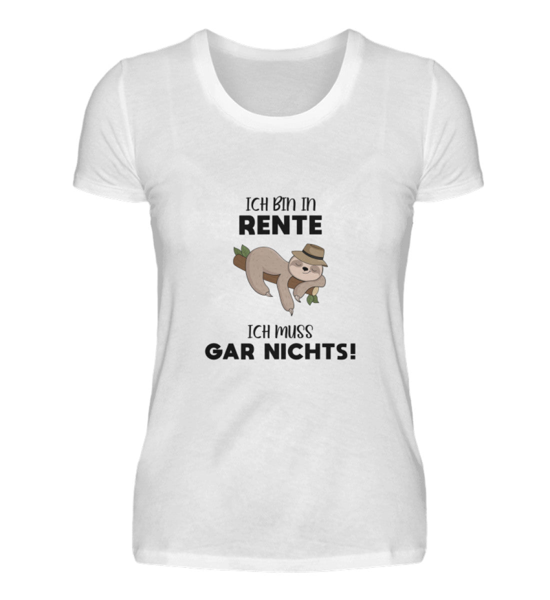 ICH MUSS GAR NICHTS - DAMEN T-SHIRT - Dufte Kluft