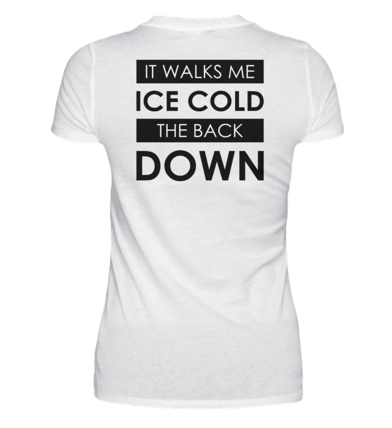 ICE COLD - BACKPRINT DAMEN T-SHIRT