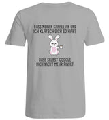 KAFFEE - BACKPRINT UNISEX ÜBERGRÖSSENSHIRT