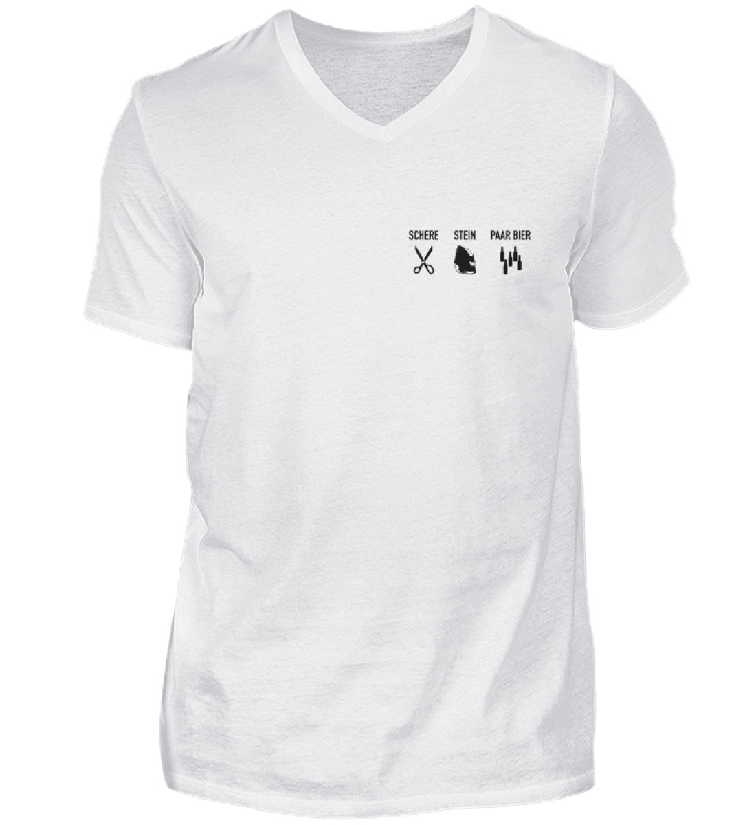 PAAR BIER - HERREN V-NECK SHIRT - Dufte Kluft