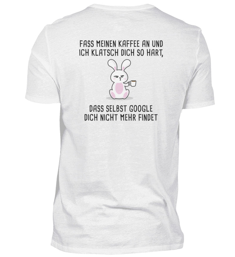 KAFFEE - BACKPRINT HERREN V-NECK SHIRT