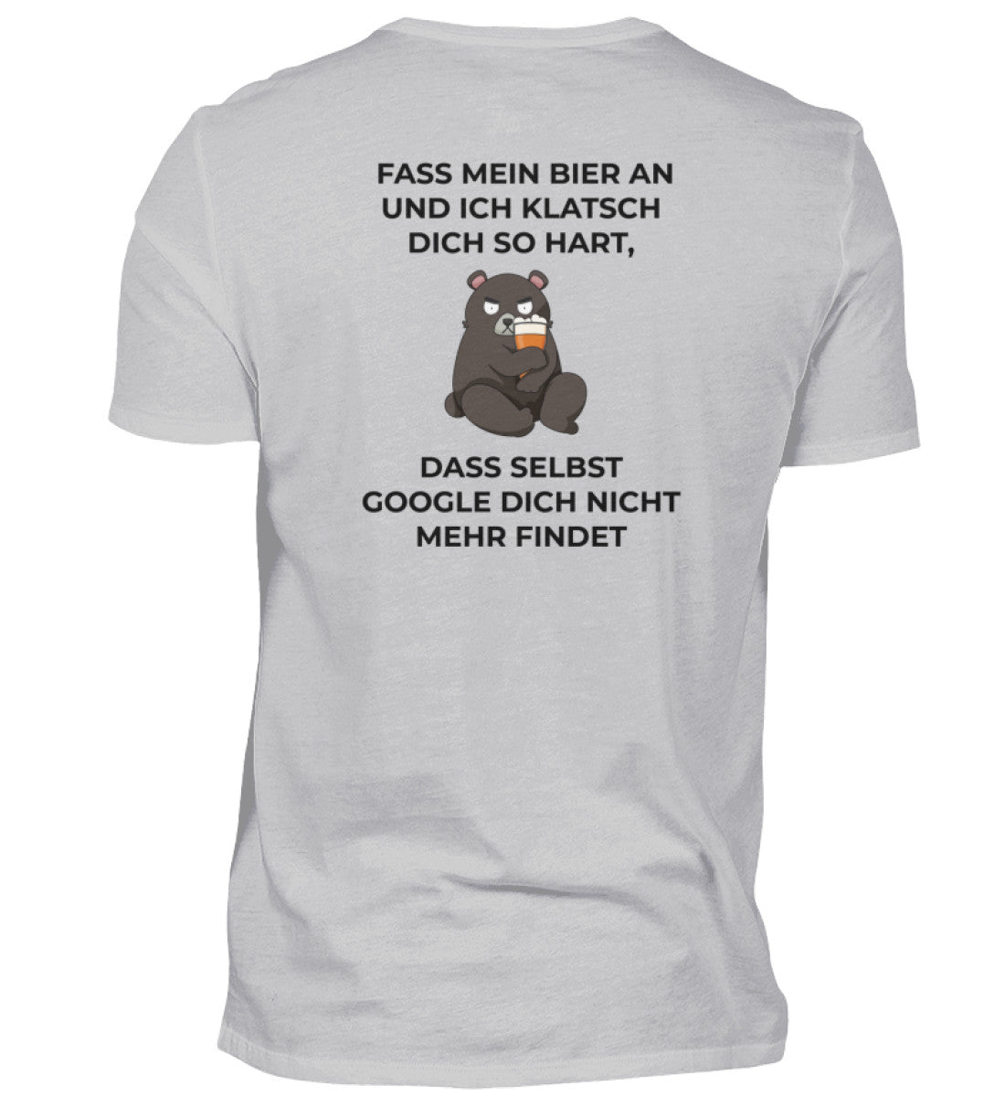 BIER - BACKPRINT HERREN T-SHIRT - Dufte Kluft