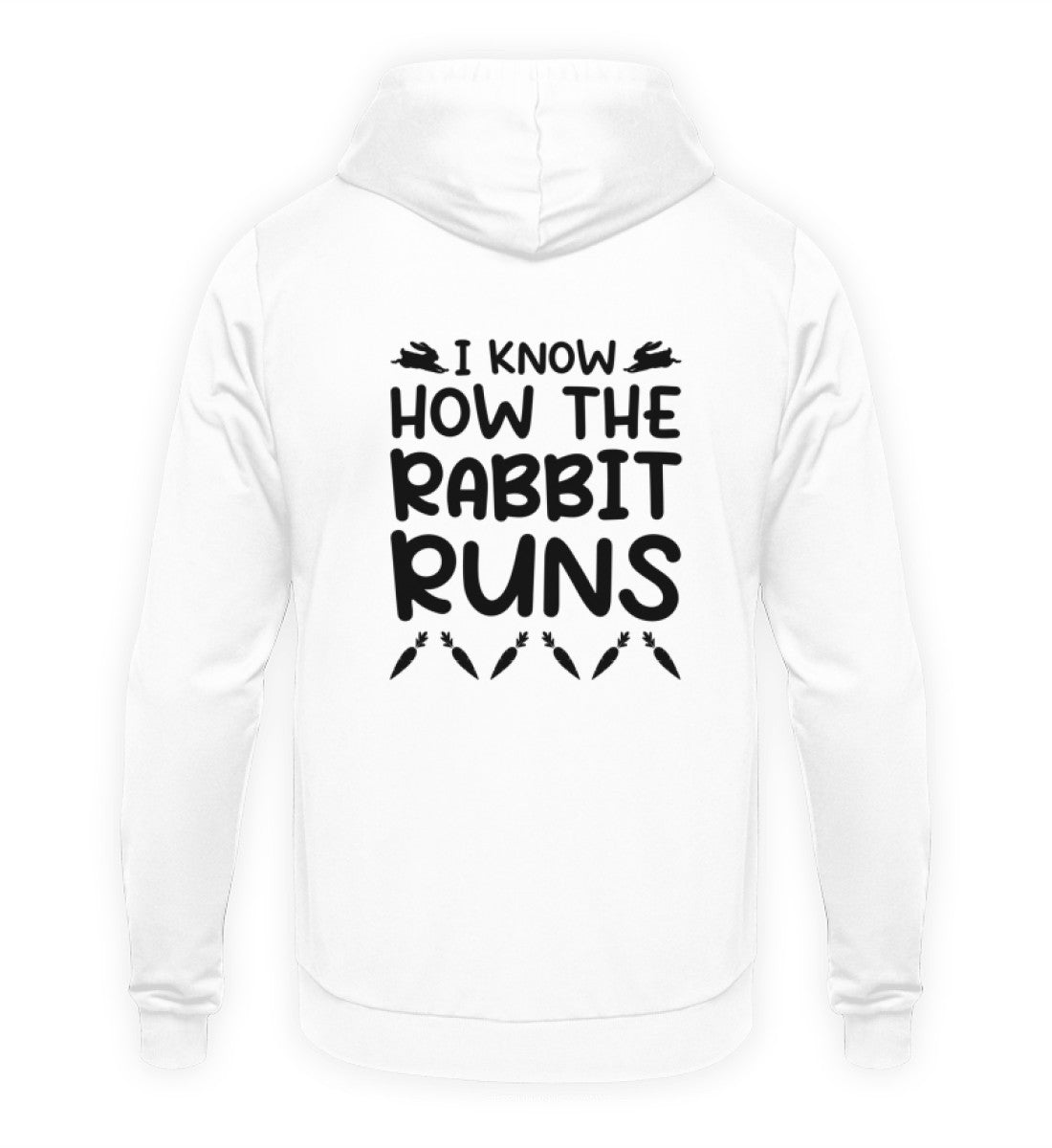 RABBIT - BACKPRINT HOODIE - Dufte Kluft