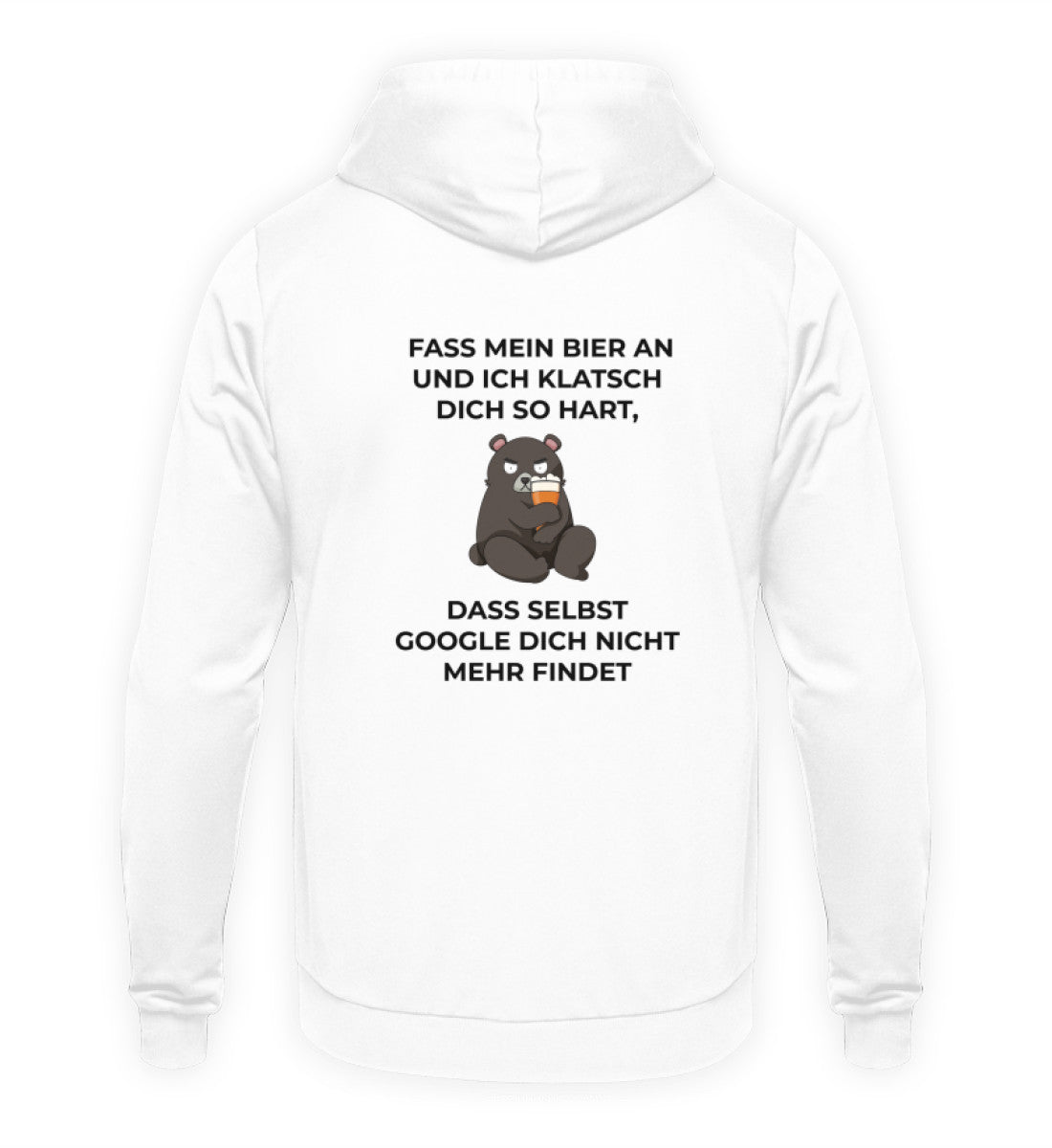 BIER - BACKPRINT HOODIE - Dufte Kluft