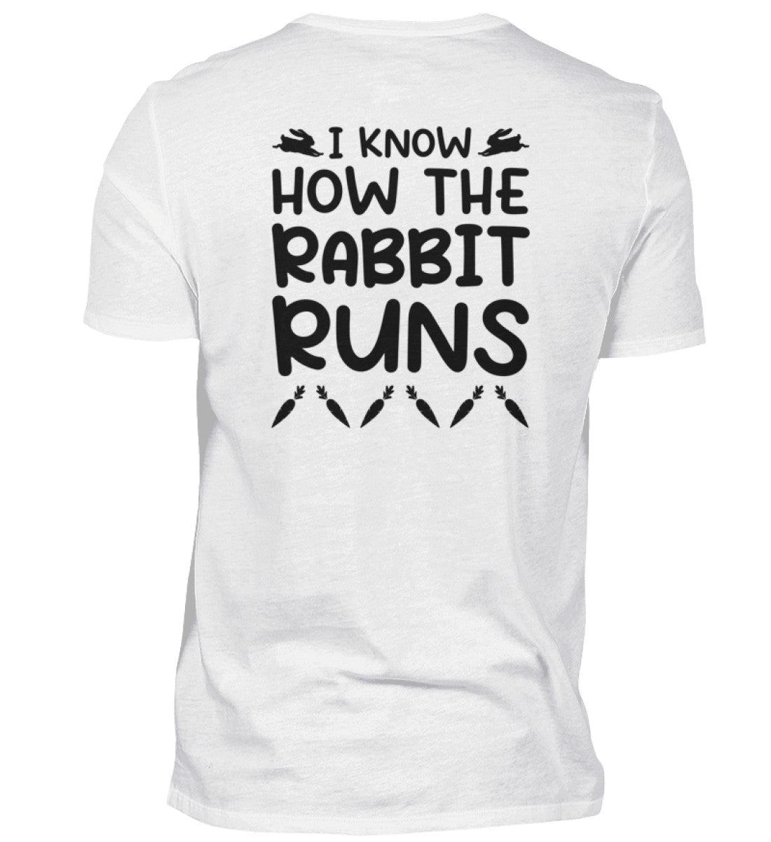 RABBIT - BACKPRINT HERREN T-SHIRT - Dufte Kluft