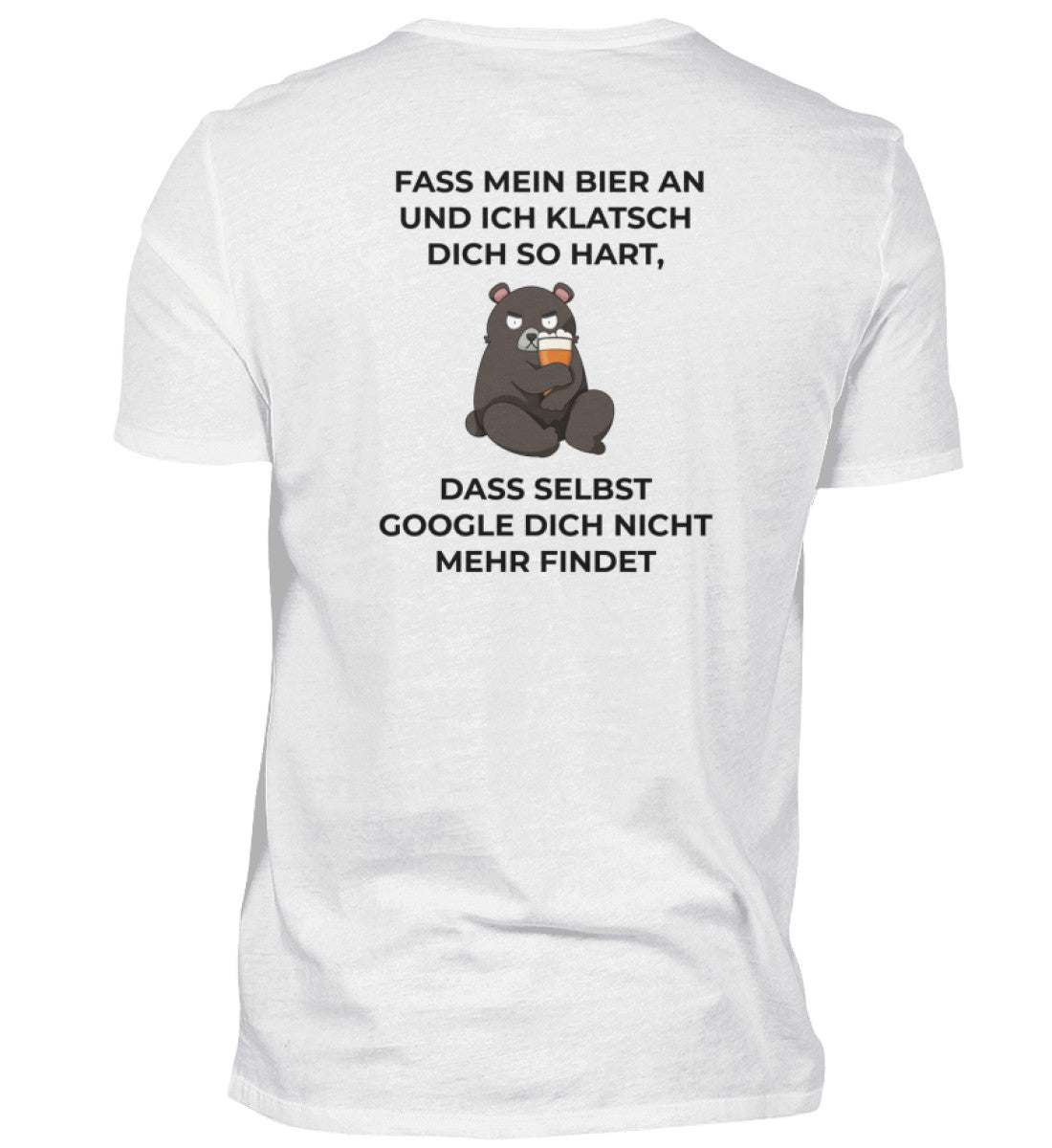 BIER - BACKPRINT HERREN T-SHIRT - Dufte Kluft