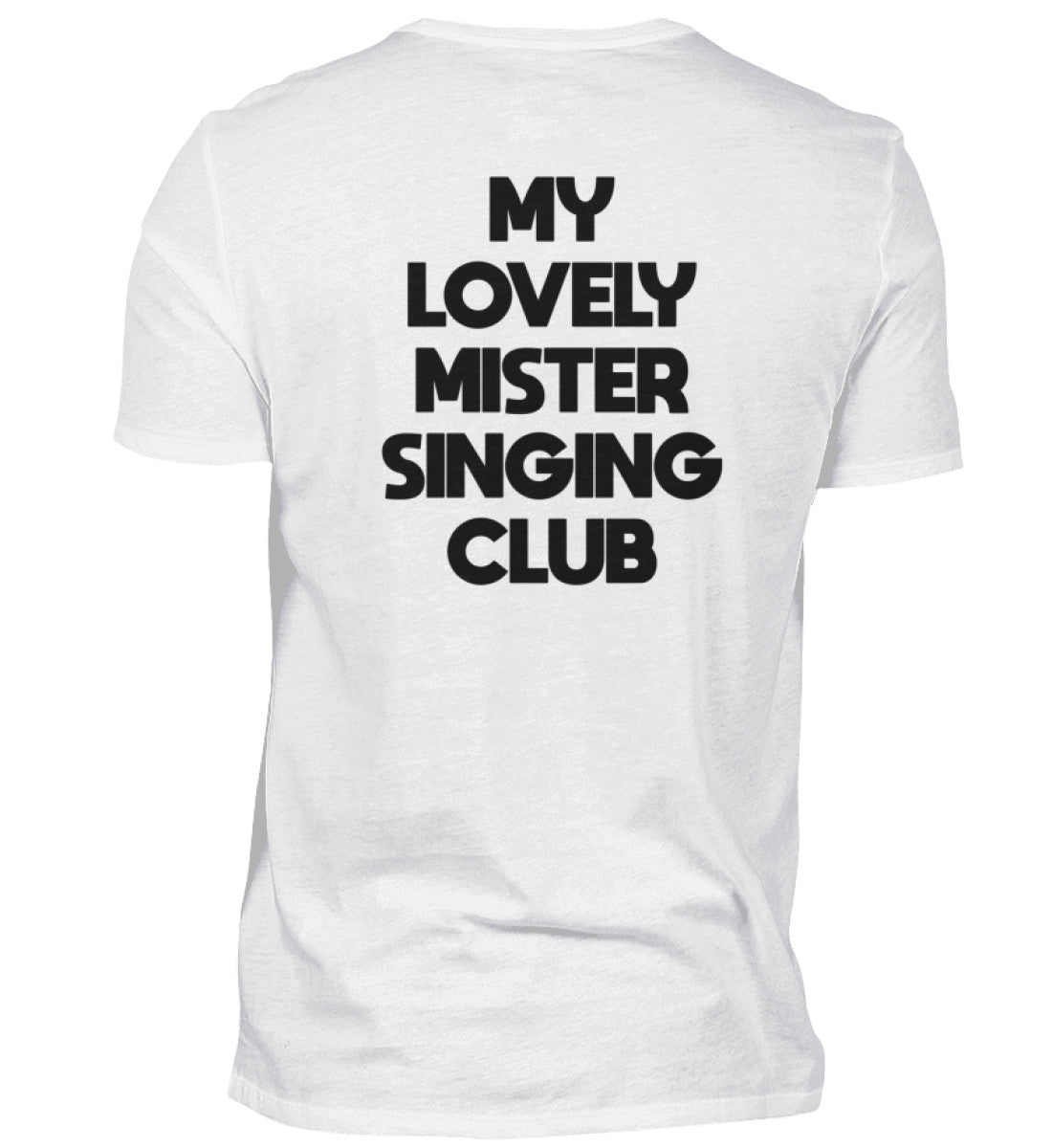SINGING CLUB - BACKPRINT HERREN T-SHIRT - Dufte Kluft