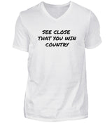 WIN COUNTRY - HERREN V-NECK SHIRT