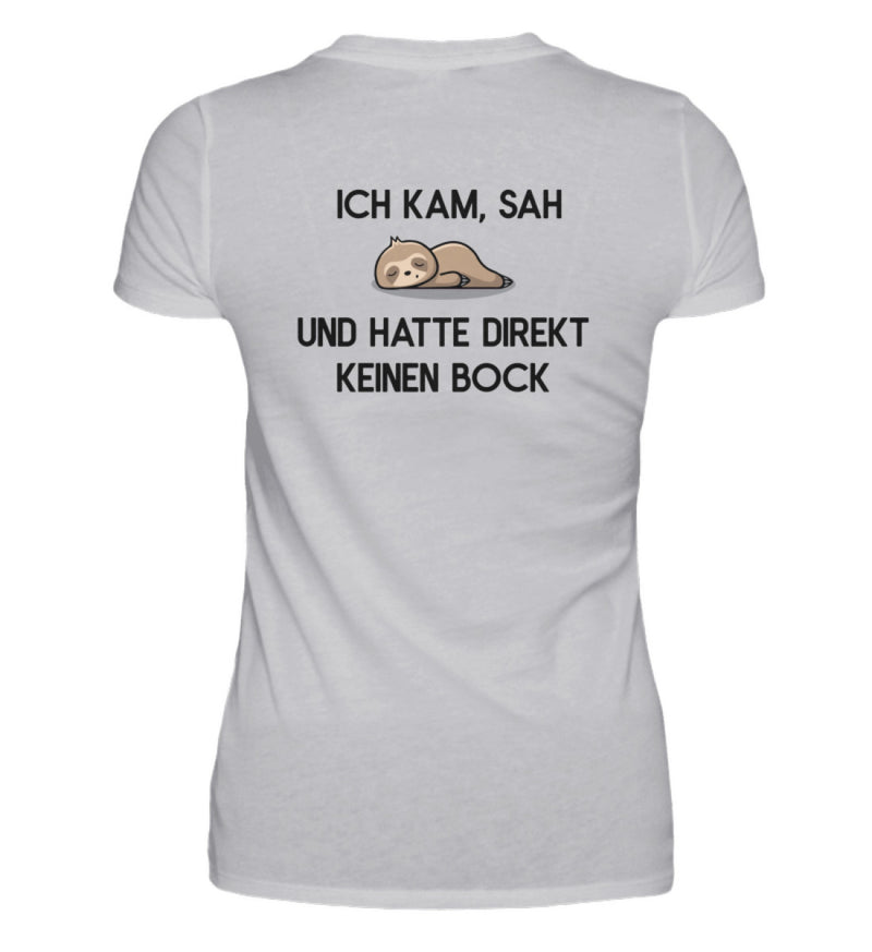 KEINEN BOCK - BACKPRINT DAMEN T-SHIRT