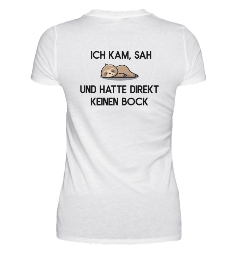 KEINEN BOCK - BACKPRINT DAMEN T-SHIRT