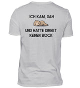 KEINEN BOCK - BACKPRINT HERREN T-SHIRT