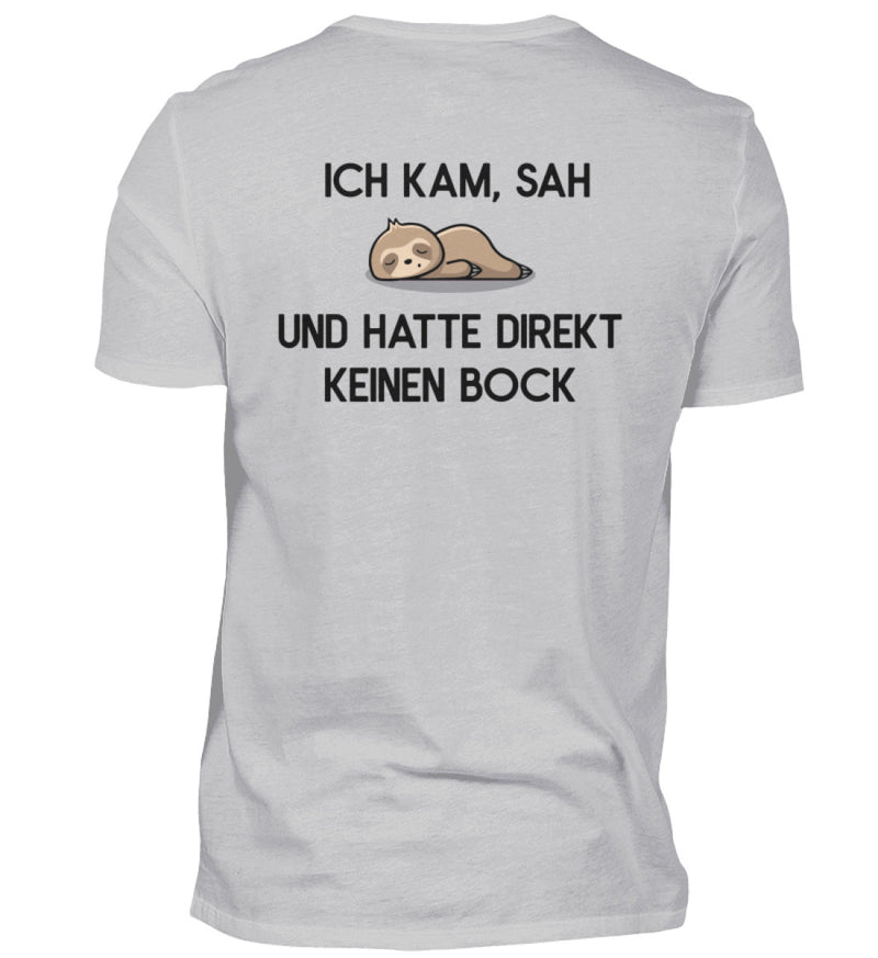 KEINEN BOCK - BACKPRINT HERREN T-SHIRT