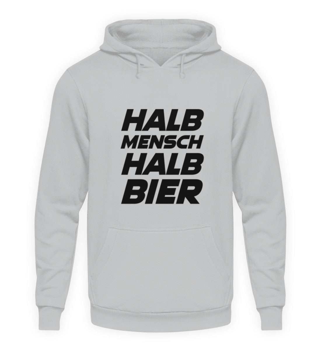 HALB MENSCH HALB BIER - HOODIE - Dufte Kluft