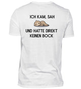 KEINEN BOCK - BACKPRINT HERREN T-SHIRT