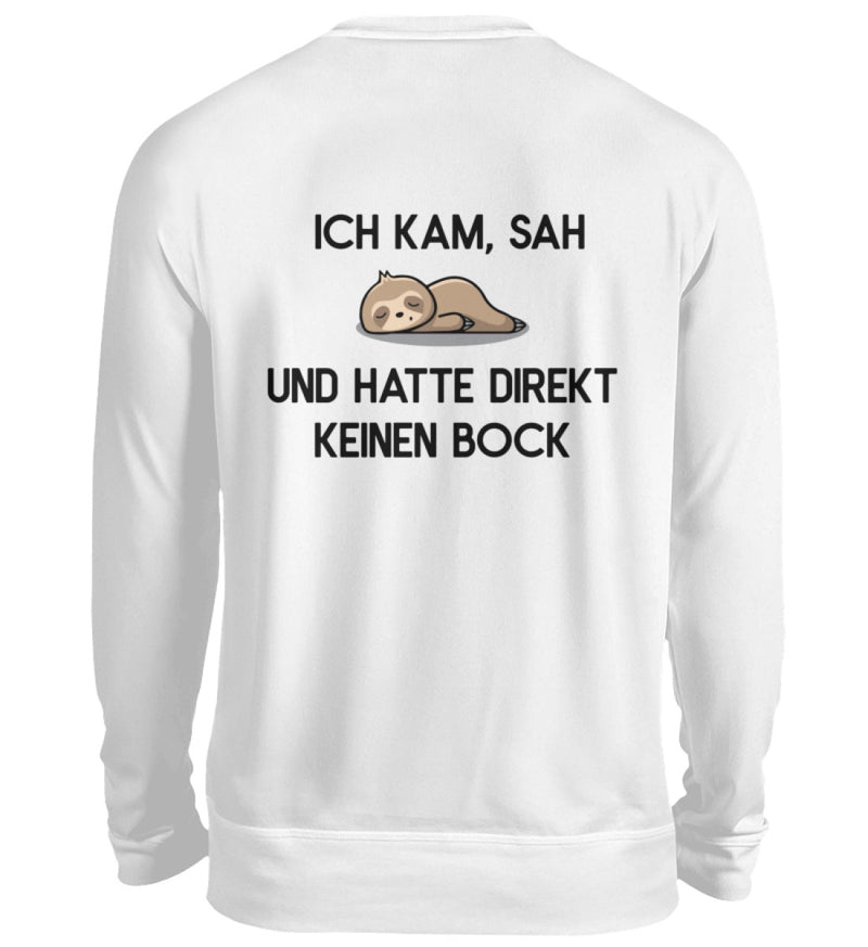 KEINEN BOCK - BACKPRINT SWEATSHIRT