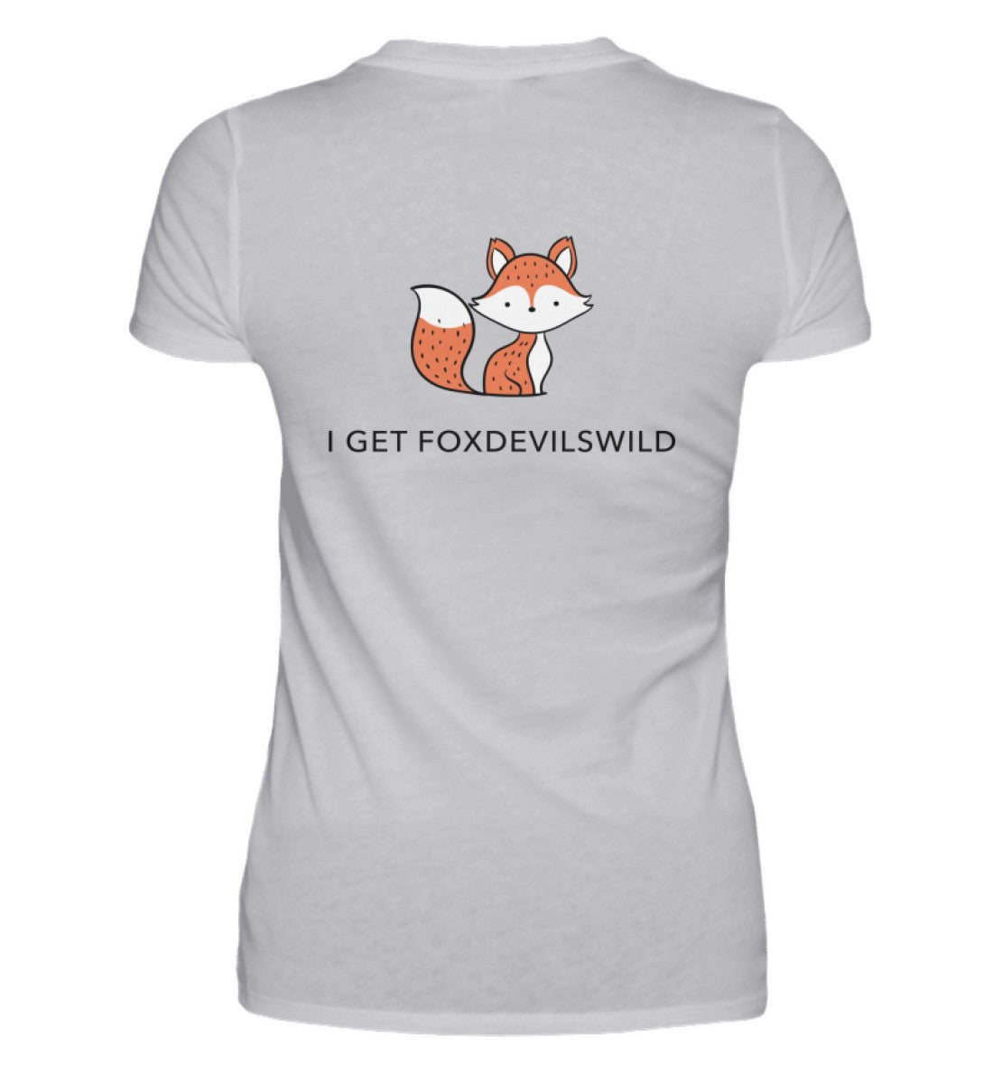 FOXDEVILSWILD - BACKPRINT DAMEN T-SHIRT - Dufte Kluft