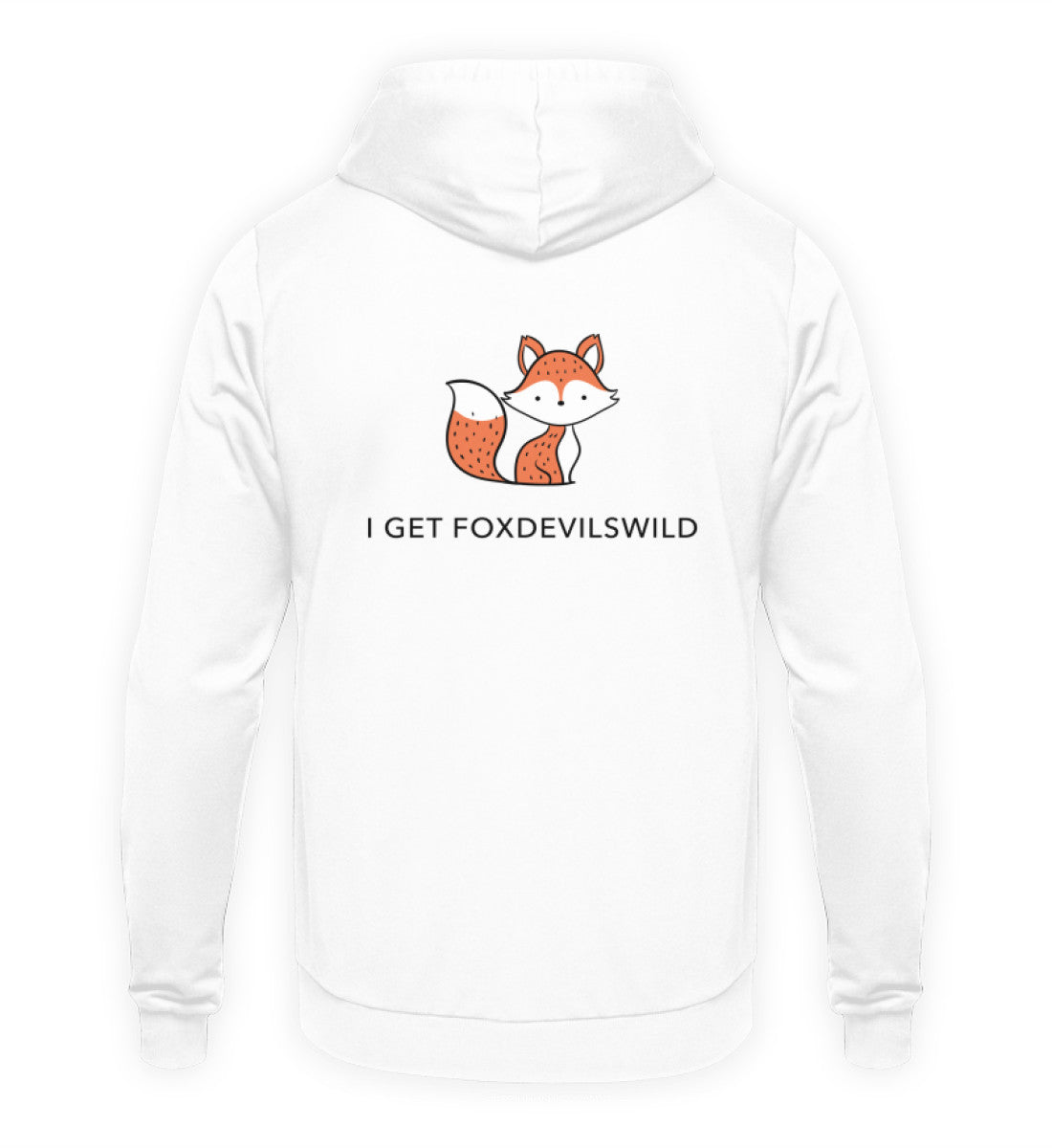 FOXDEVILSWILD - BACKPRINT HOODIE - Dufte Kluft