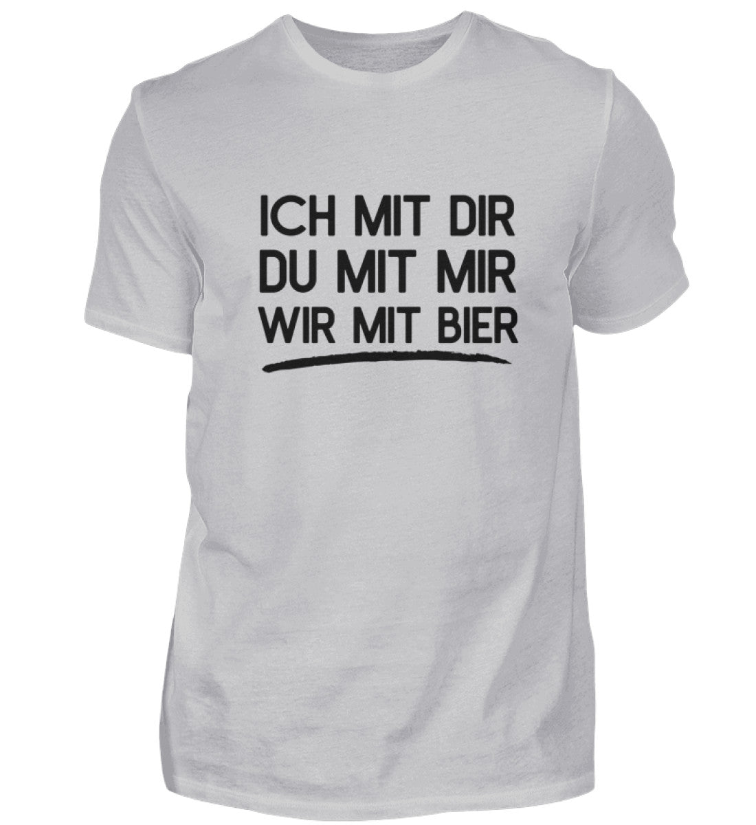 WIR MIT BIER - HERREN T-SHIRT - Dufte Kluft