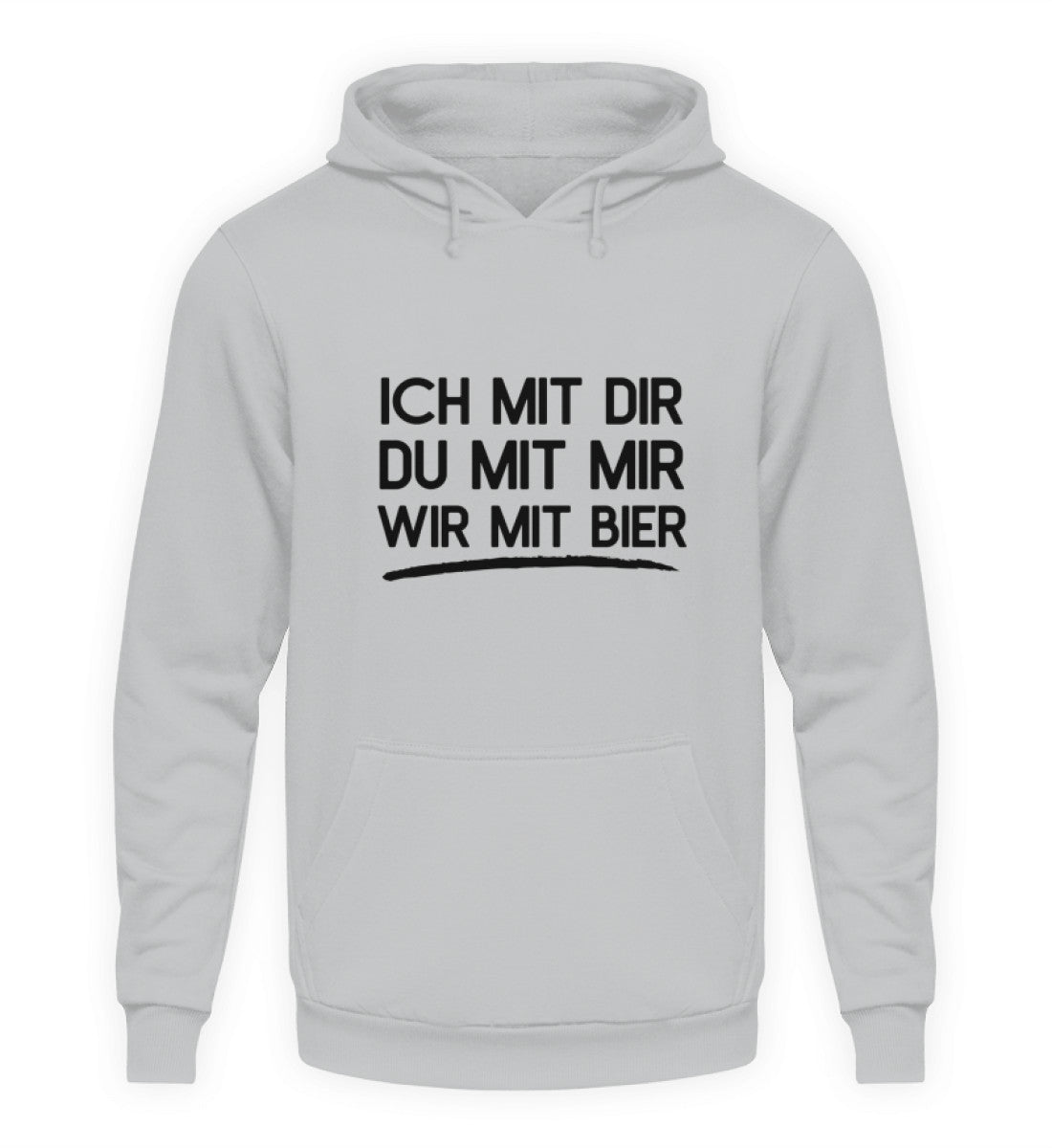 WIR MIT BIER - HOODIE - Dufte Kluft