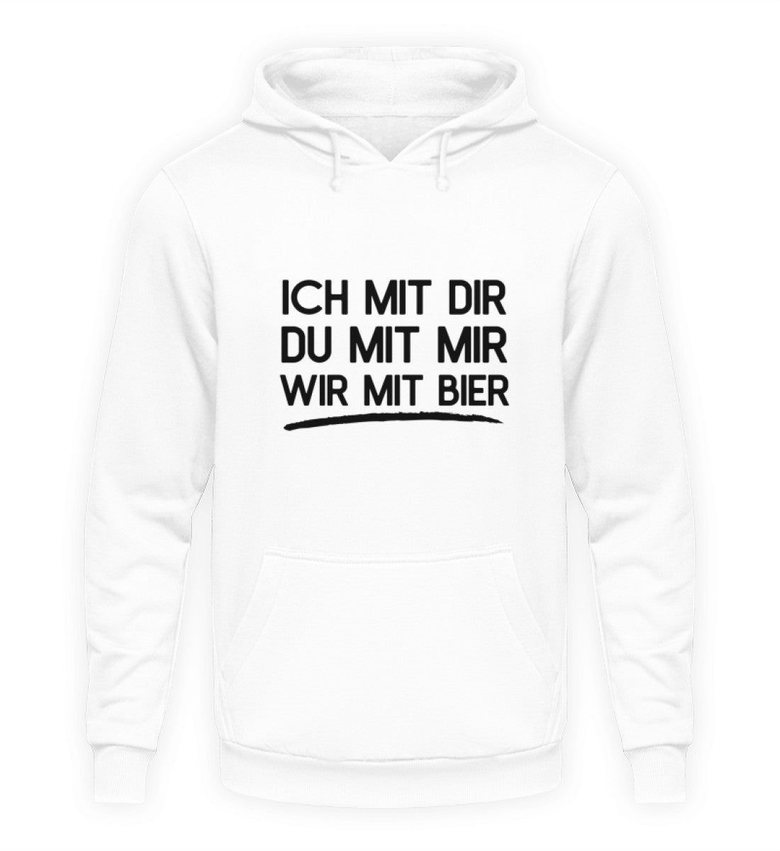 WIR MIT BIER - HOODIE - Dufte Kluft
