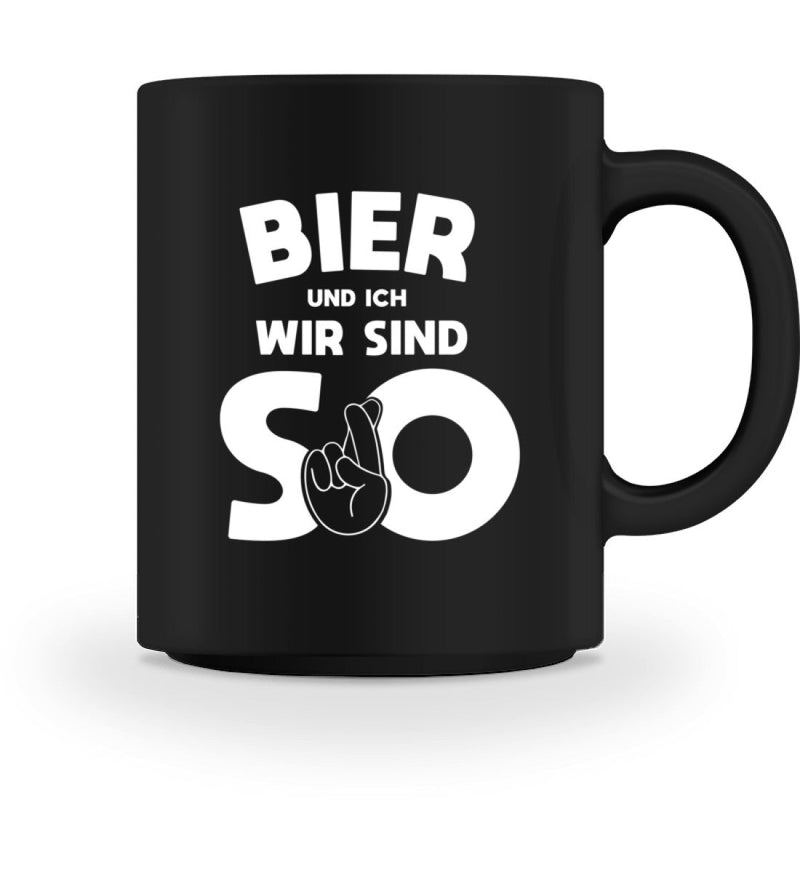 BIER UND ICH - TASSE - Dufte Kluft