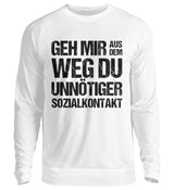 UNNÖTIGER SOLZIALKONTAKT - SWEATSHIRT - Dufte Kluft